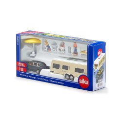 Siku legetj, car with caravan.1.55