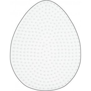 Hama Midi Stiftplade ggeformet Hvid