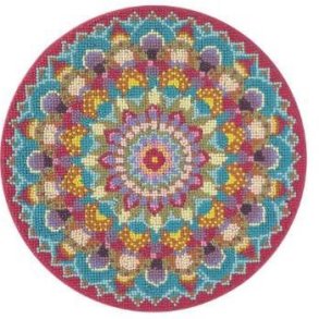 Mandala diamant paint 30cm - pink