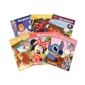 Disney Megastar Malebog + klistermrker - assorteret