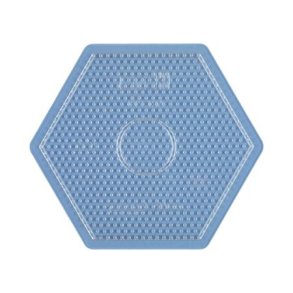 Hama midi sekskant plade transparant