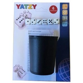 Yatzy  m/6Terninger + 3r