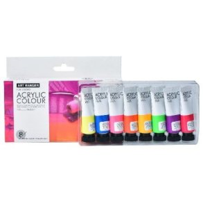 Akrylmaling sæt 8x22ml - Neon Farver