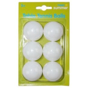 Happy Summer Bordtennisbolde 6-pak
