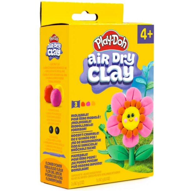 Play-Doh Luftt�rrende Ler Buddy Peg Boks - Blomst