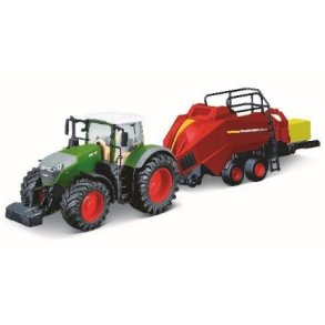 Tractor w/ Bale Lifter FENDT 1050 vario