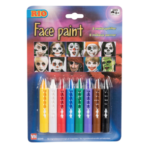 8x ansigts skub-op stifte