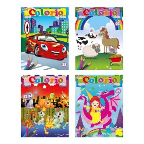 Malebger assorterede - colorio