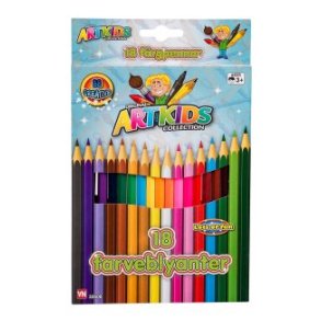 18 farveblyanter - artkids