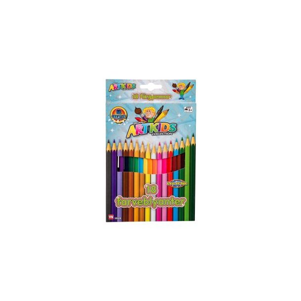 18 farveblyanter - artkids