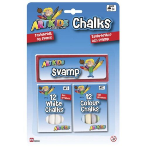 Artkids 2x12 kridt + svamp