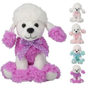 PUDDELHUNDE BAMSE 20CM SIDDENDE 4 ASS