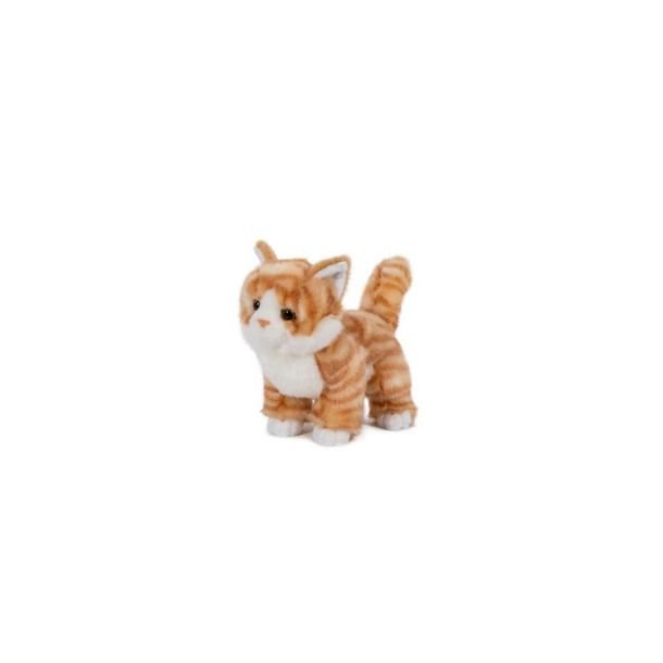 Kat 22 cm rd/hvid stribet