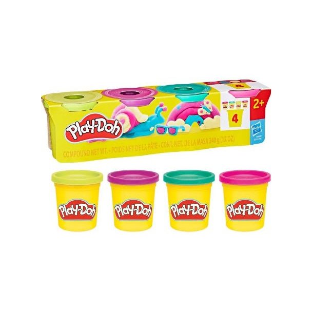Play-Doh Vibrant 4-pak
