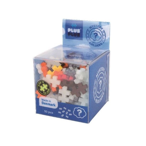 Plus Plus Mystery Builders 50pcs - Glow in The Dark