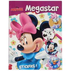 Disney Megastar farvebog m/klistermrker - flere varianter
