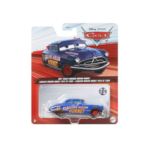 Disney Pixar Cars Dirt Track Fabulous Hudson Hornet 1:55