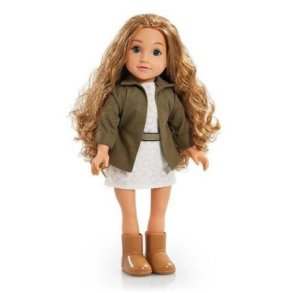 Bfriends Amber lang hr, stor dukke 46cm, 