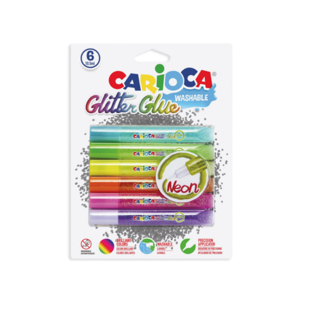 Carioca - Glitter Glue neon