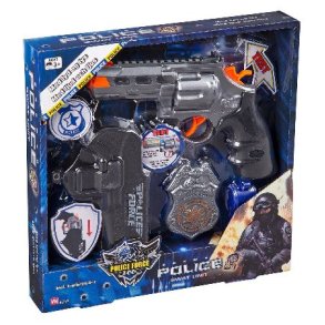 Politi Pistolst m. lys og lyd