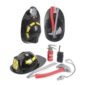 Brandmandshjelm + tilbehør