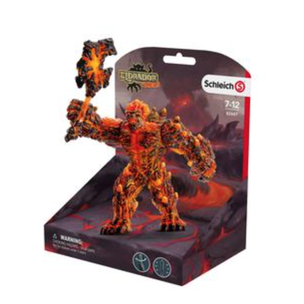 Schleich Lava Golem with weapon