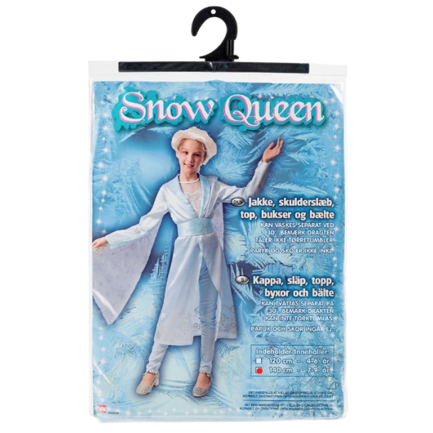 Snow queen 140 cm 7 til 9 r