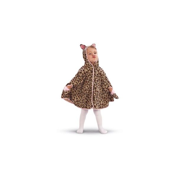 Mini leopard-kappe str 104cm 3-4 �r