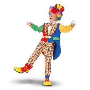 Klovnedragt str. 120cm - 4-6 �r