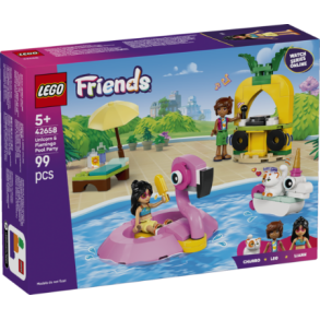 LEGO Friends Poolparty med enhjrning og Flemingo