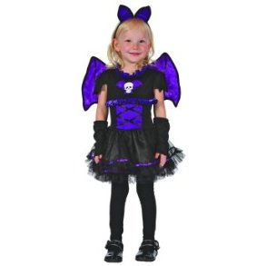 Mini Evil Bat - Batkjole med vinger mm. 104cm