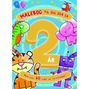 Malebog til dig der er 2 �r