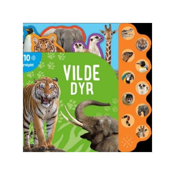 Vilde Dyr bog med lyd