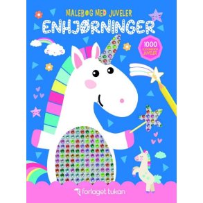 Malebog med juveler: Enhj�rninger