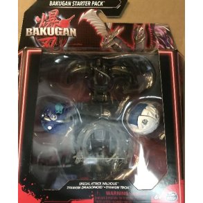 BAKUGAN starter pack - Nillious, Dragonoid, Trox