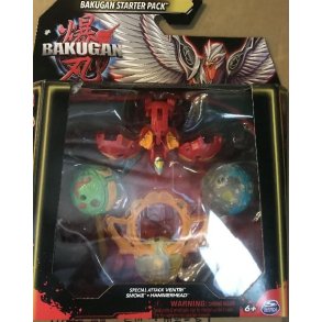 BAKUGAN starter pack - Ventri, Smoke, Hammerhead