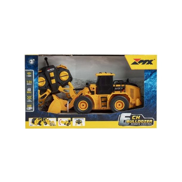 Radiostyret Bulldozer 1:24