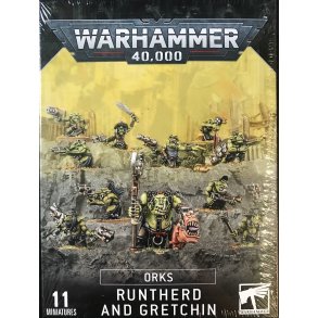 Warhammer 40k Orks - Runtherd and Gretchin