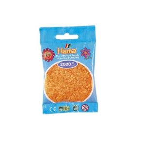 Hama mini perler neon orange 