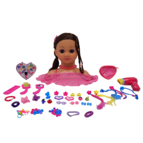 Happy Friend Sminke- & H�rstylinghoved Assorteret