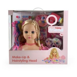 Happy Friend Sminke- & H�rstylinghoved Blondt h�r