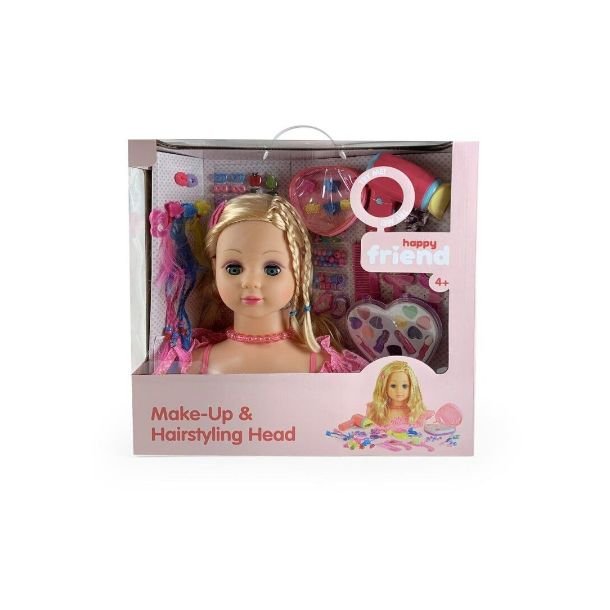 Happy Friend Sminke- &amp; H�rstylinghoved Blondt h�r