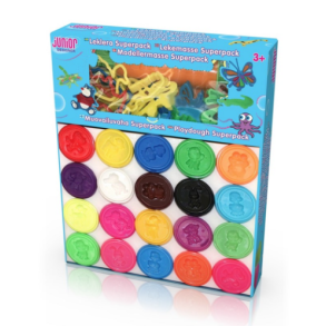 Modellervoks Superpack 20 stk btter + tilbehr 1200g