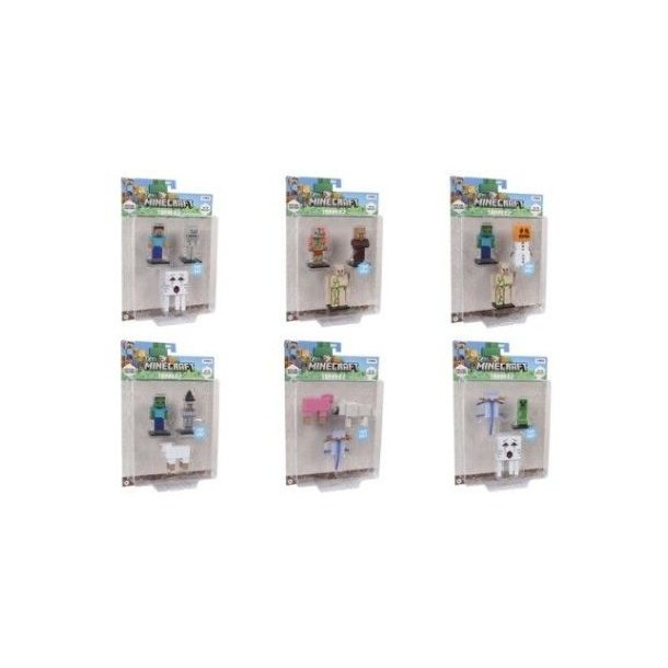Minecraft 3D Special Edition Figur 3-pak
