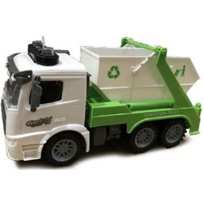 CONTRUCK Skraldebil ben med lys og lyd 1:14 grn