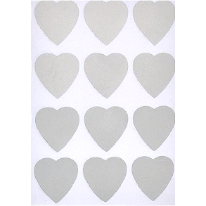 Oblater slvhjerte, 18 stk 