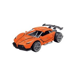 KLX Die-cast pull back bil med lyd - orange