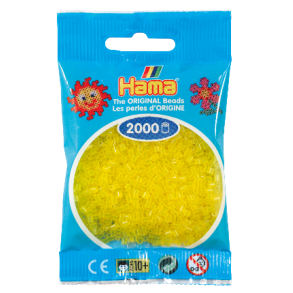 Hama Mini - transperant gul