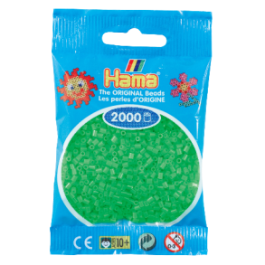 Hama Mini - fluorescerende grn
