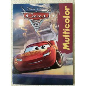 Disney Multicolor Malebog - Pixar Cars 3